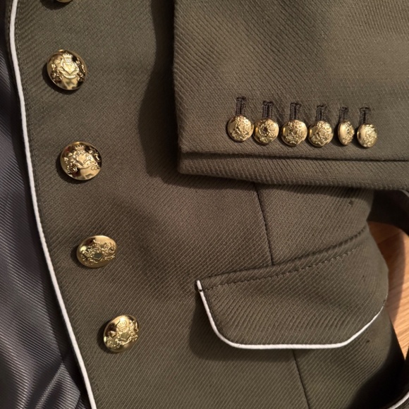 NWT Banana Republic Olivia Palermo belted military style jacket - Picture 4 of 8